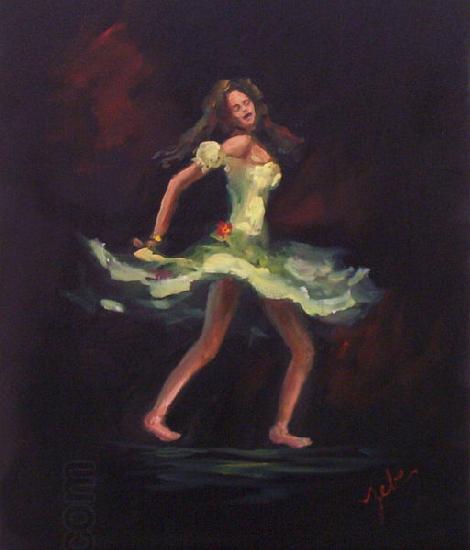 unknow artist Dancer Whirling China oil painting art
